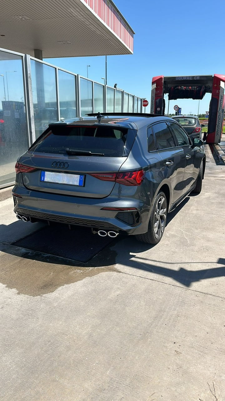 💎AUDI A3 8Y 2020+ SPORTBACK LOOK S3 DIFFUSER FOR SLINE BUMPER💎