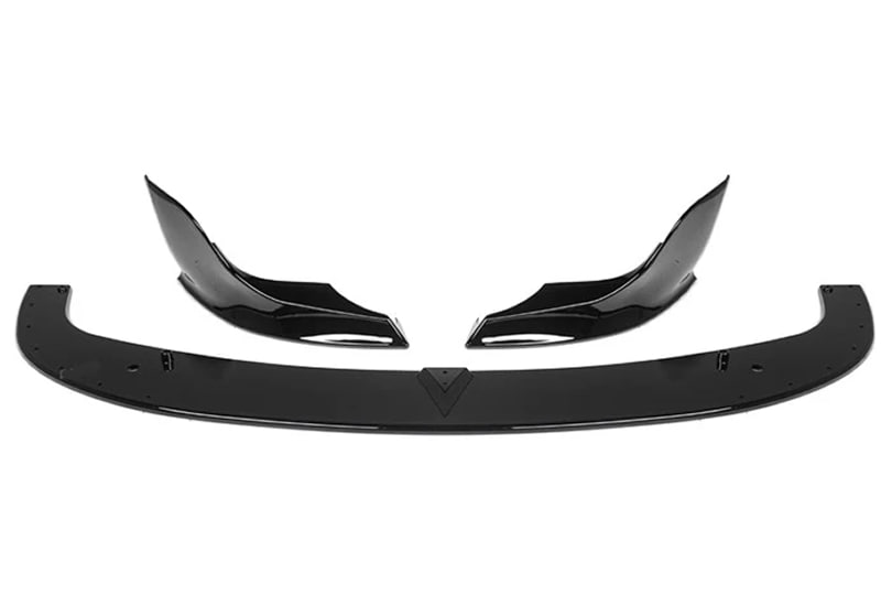 🟢SPLITTER A PLUS+ M SPORT STYLE ADATTO PER BMW E60 2003+Pianoforte nero🟢