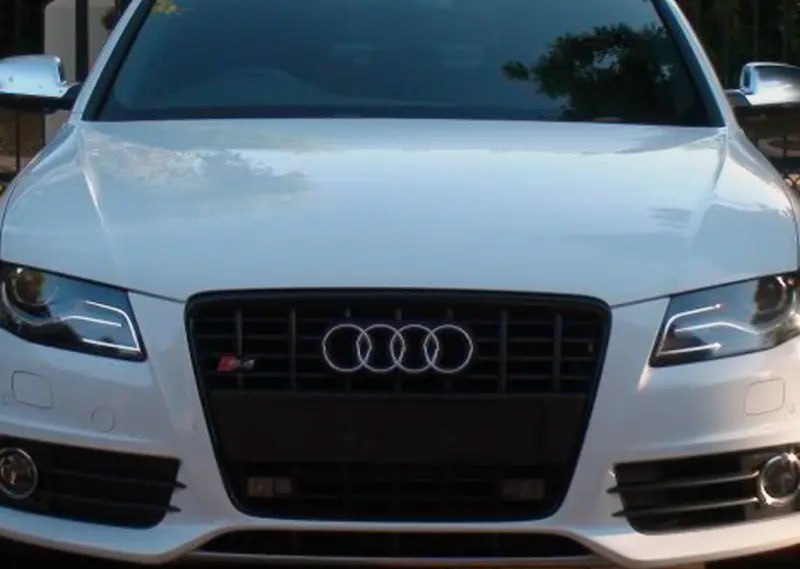 1942š„GRIGLIA ADATTO PER AUDI A4 B8 2007-2011 LOOK S4 NERO LUCIDOš„