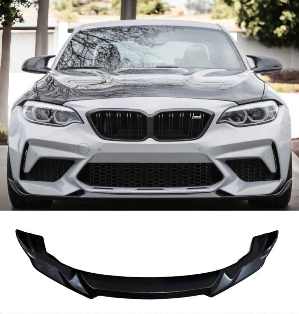1973🔥SPLITTER ANTERIORE NERO LUCIDO ADATTO PER BMW SERIE 2 M2 (2016–2020)🔥