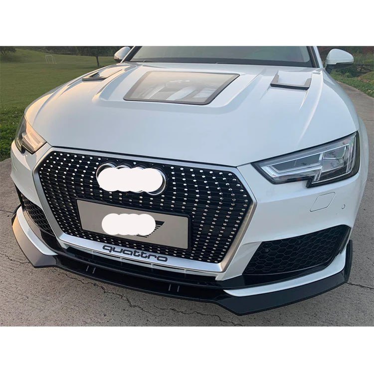 💎HOOD FOR AUDI A4 B9 2016-2019 GT LOOK GLASS AND ENGINE COVER💎