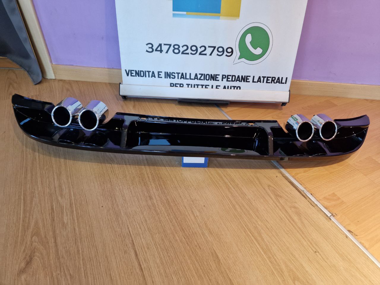 ⭐0914 DIFFUSER SUITABLE FOR VW GOLF 7.5 LOOK RLINE TERMINALS ⭐