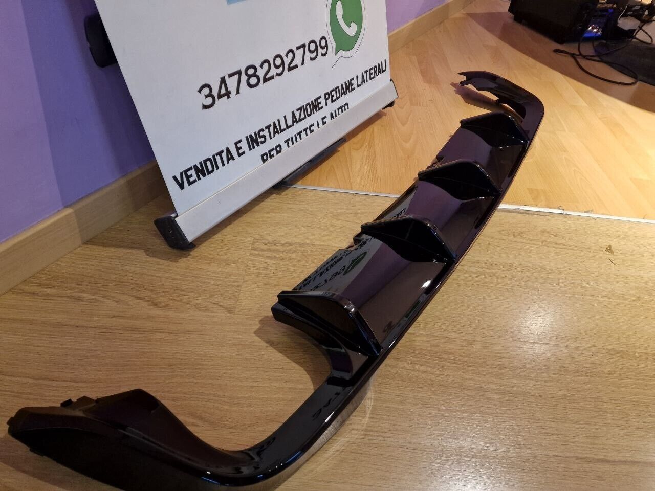 ⭐0131 DIFFUSORE POSTERIORE VW GOLF 8 VIII 2019+ SOTTO PARAURTI TERMINALI RLINE ⭐