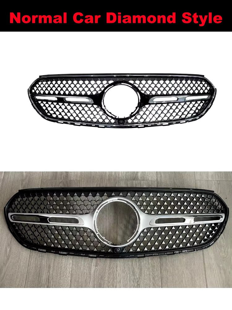 ⭐GRIGLIA ADATTA PER MERCEDES GLC X254 2023+ STANDARD LOOK DIAMANT⭐