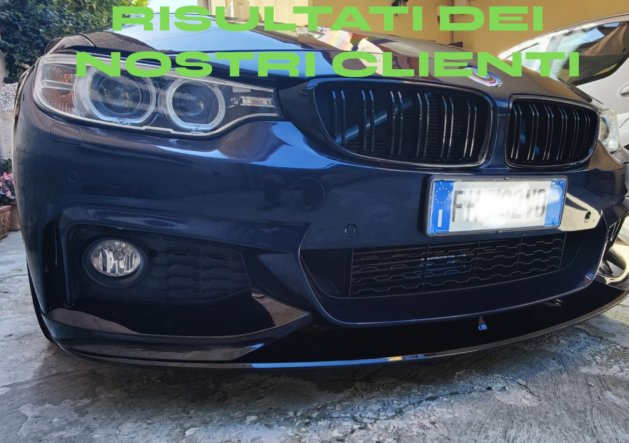 SOTTO PARAURTI ANTERIORE M SPORT NERO LUCIDO ADATTO PER BMW SERIE 4 F32 F33 F36