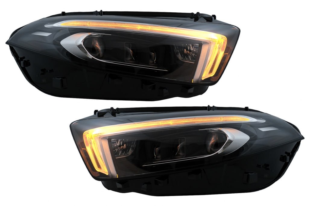 ✨2055 FARI ANTERIORI BENZ CLASSE A W177 V177 18-22 FULL LED (SOLO PER ALOGENI)✨