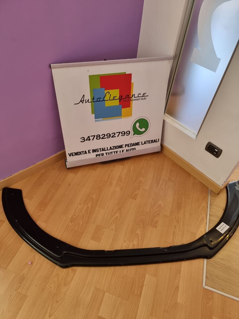 ✨0021 SPLITTER ADATTO PER AUDI A6 paraurti sline 11-14✨