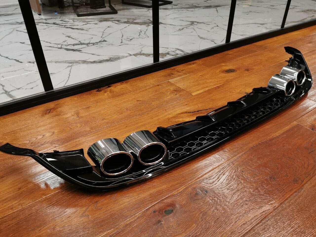 🔥0348 SUITABLE FOR VW GOLF 7.5 REAR DIFFUSER FOUR-TIP LOOK🔥