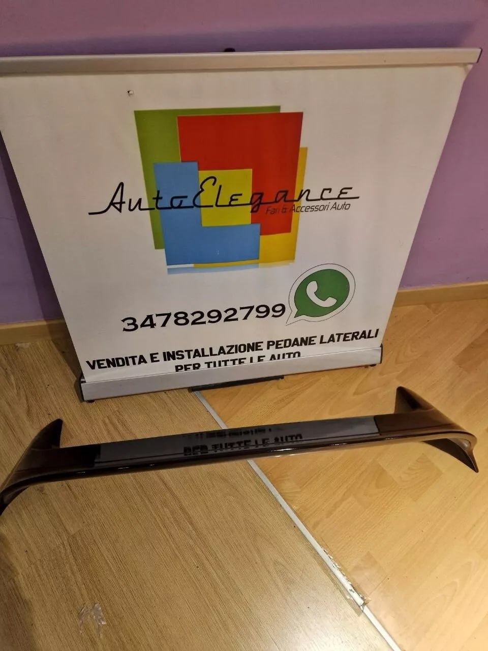 ART. 0673 SPOILER VW GOLF 8 LOOK R NERO LUCIDO