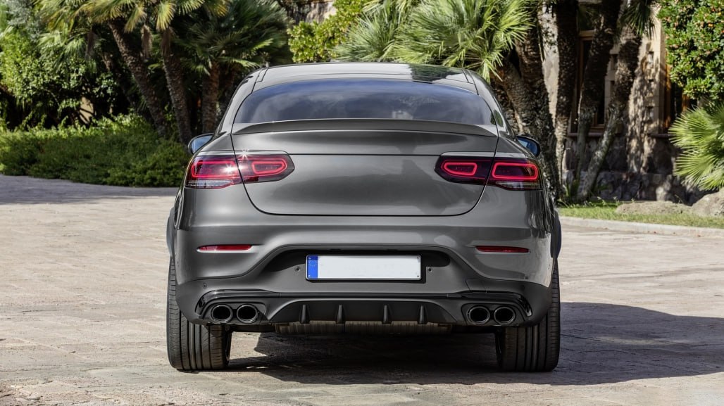ART.2144 DIFFUSORE GLC C253 2015-2019 AMG COUPE LOOK GLC43 NERO + TERMINALI