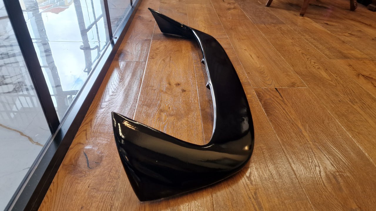 🔥2151 SPOILER ADATTO PER FORD FIESTA MK8 2017-2021 LOOK RC NERO LUCIDO 🔥