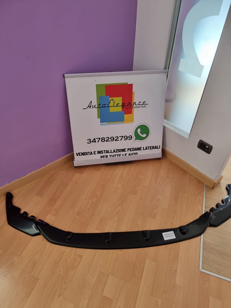 🔥0538 SPLITTER ADATTO PER BMW SERIE 4 G82 M4 SERIE 3 G80 M3 2020+ NERO LUCIDO🔥