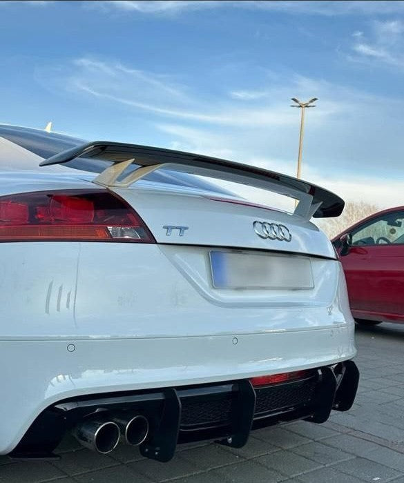 ⭐SPOILER ADATTO PER AUDI RSTT 8J TT FV A5 A6 A7 BERLINA LOOK RS NERO LUCIDO⭐