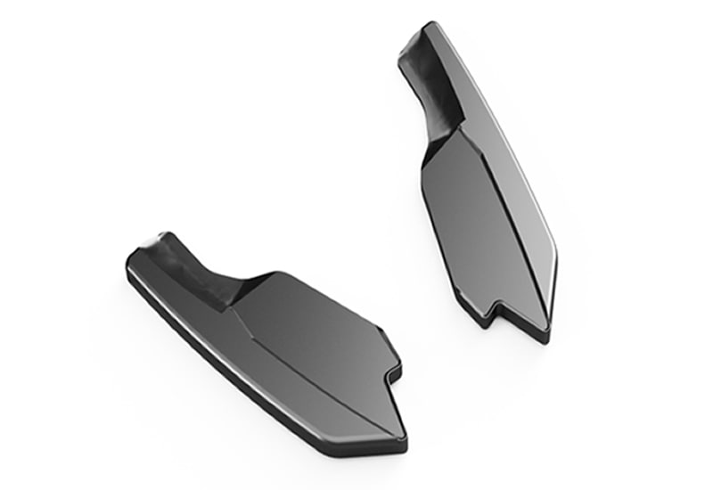 ✨FLAP POSTERIORE LATERALE NERO LUCIDO ADATTO PER VW GOLF MK8 R 2019 +✨