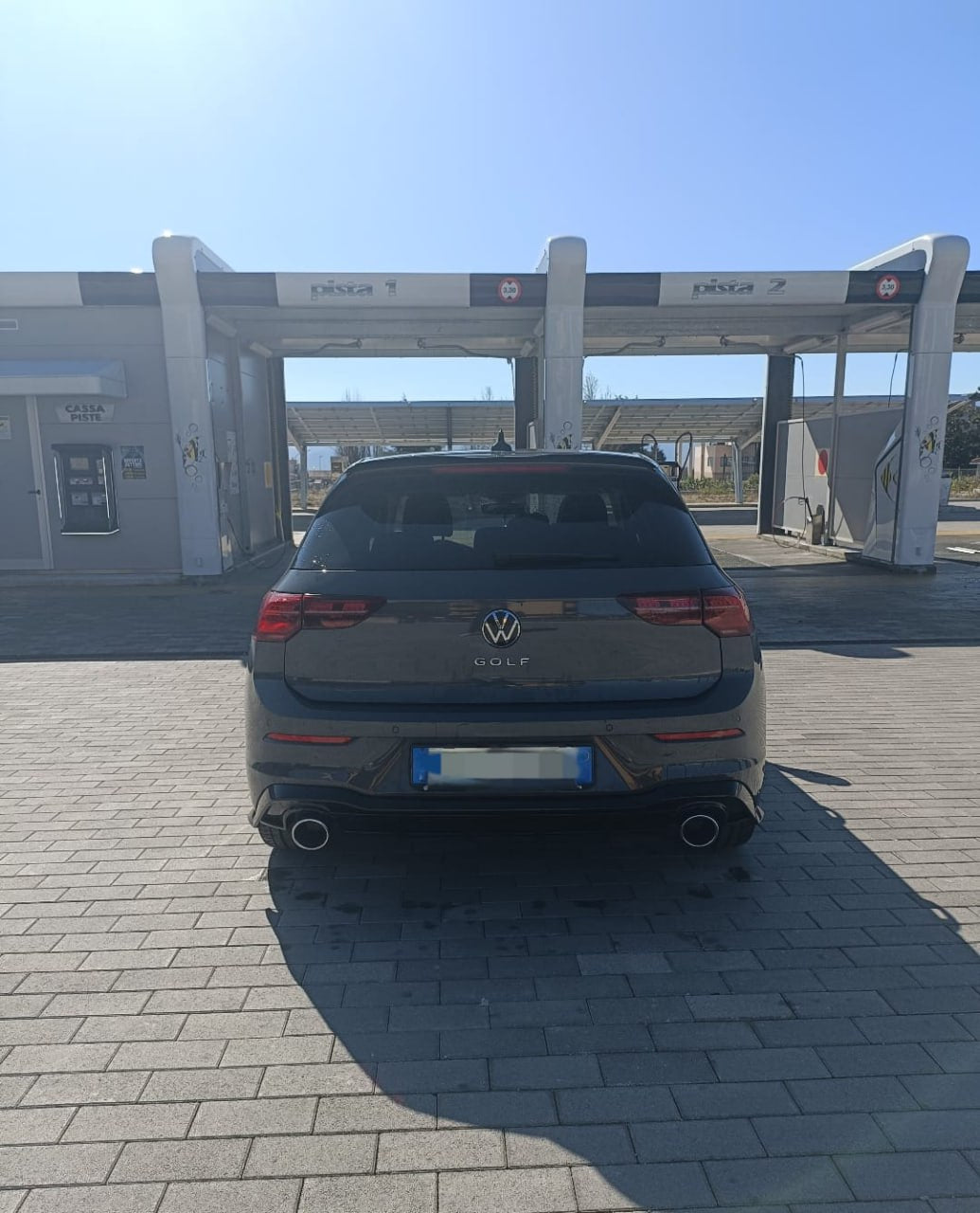 🔥DIFFUSORE POSTERIORE VW GOLF 8 19+ SOTTO PARAURTI TERMINALI GTI ABS 1+1🔥