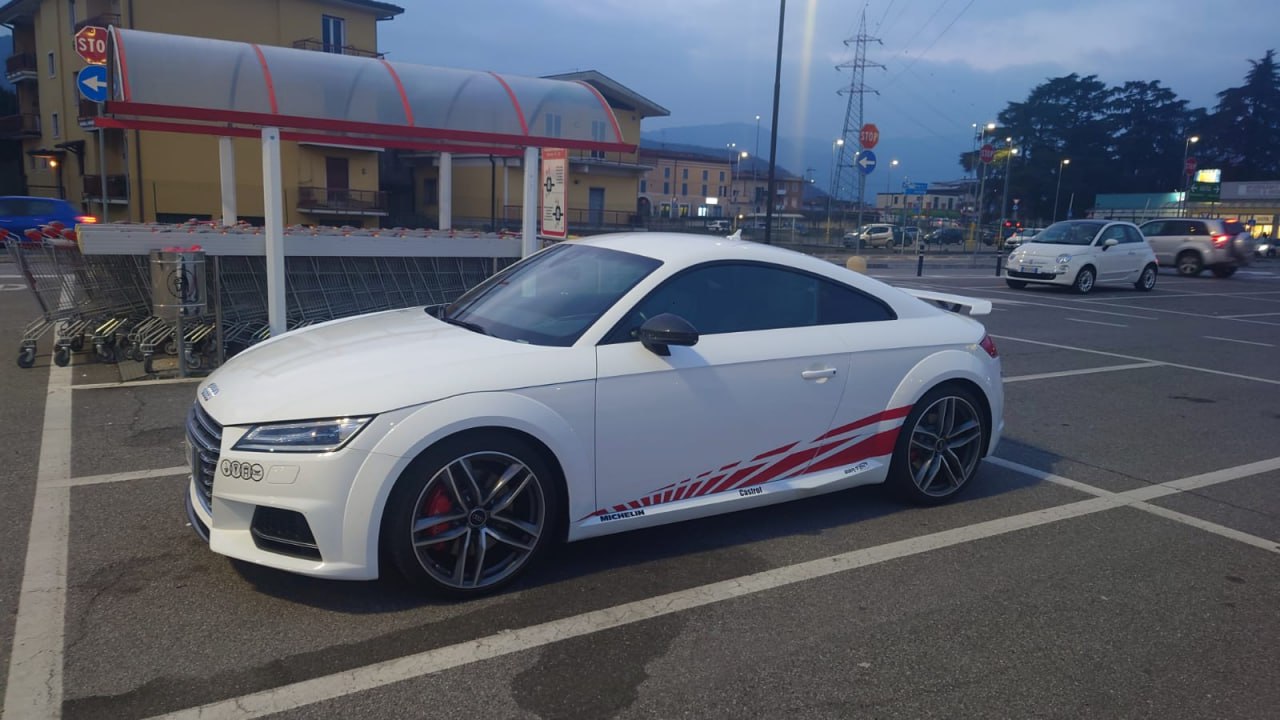 ⭐SPOILER ADATTO PER AUDI RSTT 8J TT FV A5 A6 A7 BERLINA LOOK RS NERO LUCID⭐