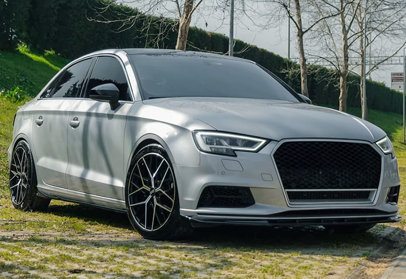 💕Splitter Audi A3 8V FL 2017+ - Bumper Splitter Front, SOLO Paraurti sline💕