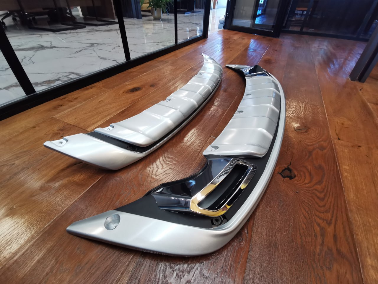 💕Art.0150 Sotto paraurti anteriore + posteriore kia sportage 11-14 diffusore💕