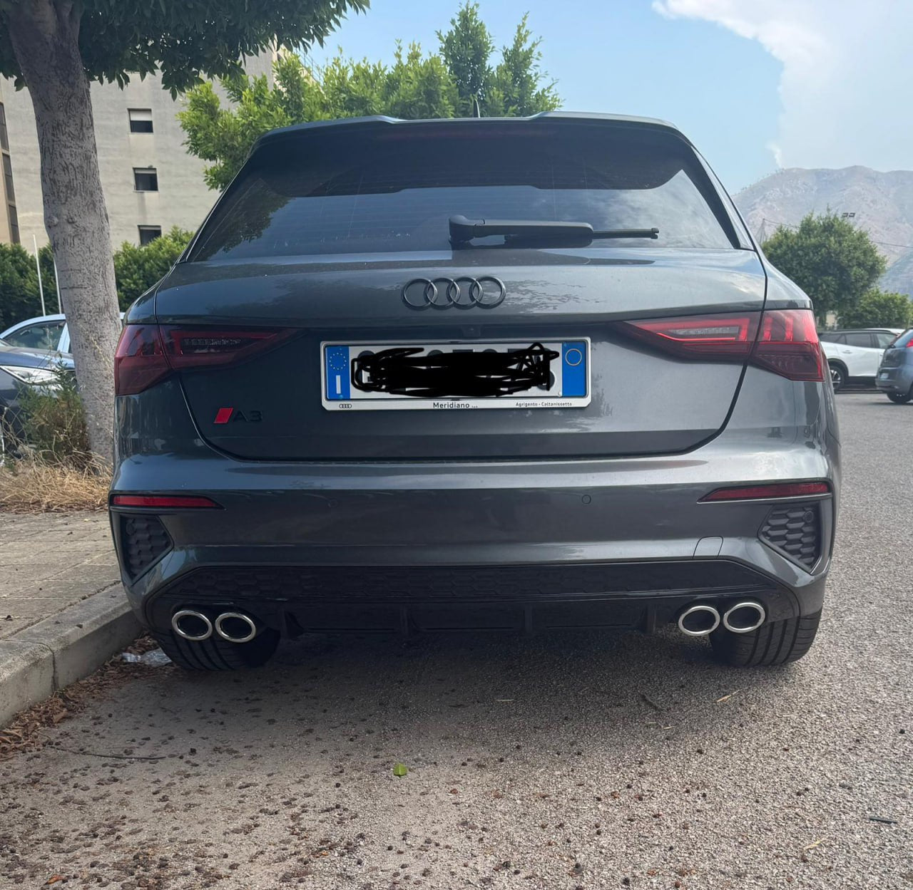 💕ART. 1085 DIFFUSORE A3 8Y 2020-2024 SPORTBACK BERLINA LOOK S3 PER PARAURTI 💕