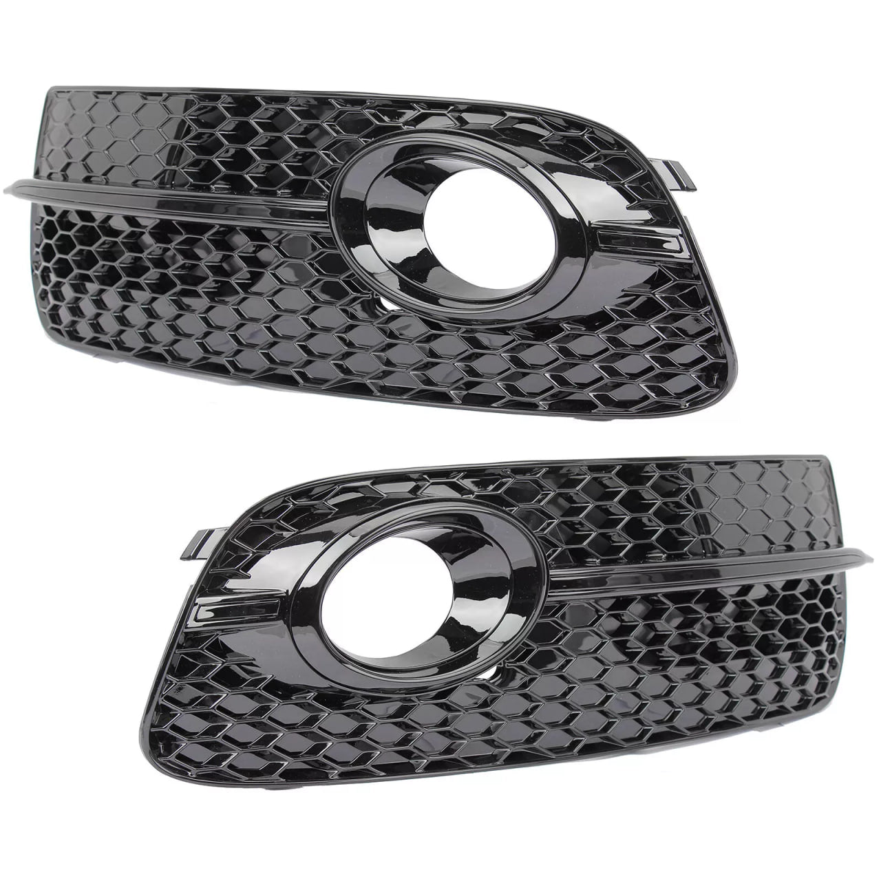 ART.2497 GRIGLIE FENDINEBBIA Audi Q5 8R STANDARD LOOK SQ5 NERO LUCIDO