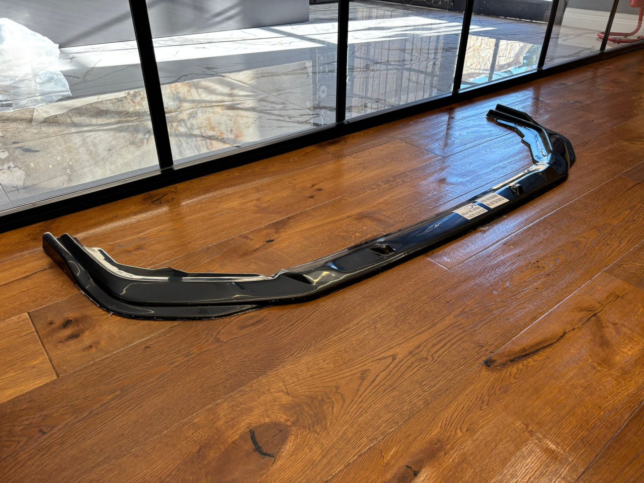 ART. 0708 SPLITTER VW GOLF 8 GTI GTD RLINE NERO LUCIDO