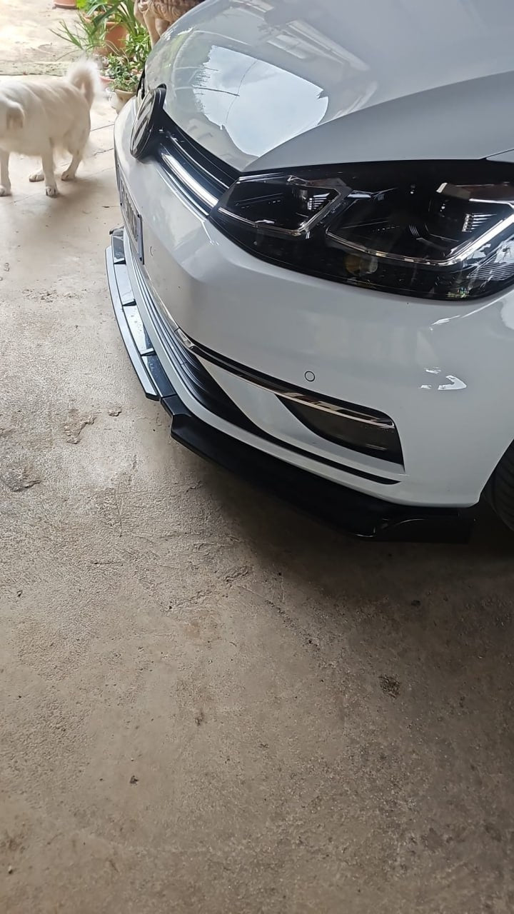 ART. 0097 SPLITTER VW GOLF 7 GOLF 7.5 2012-2019 NERO