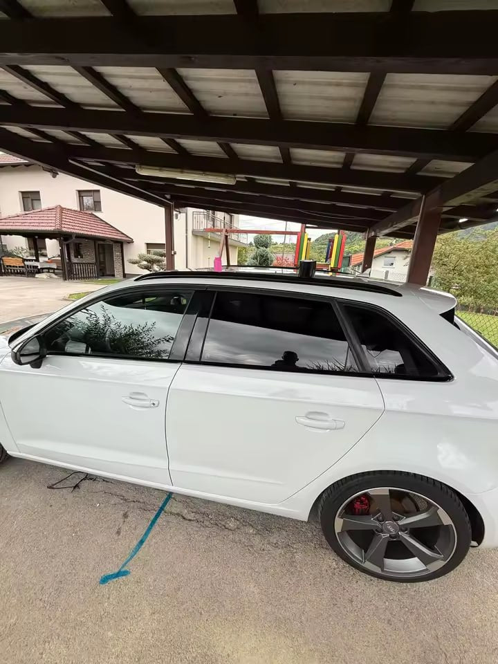 ART.4887 Cornici finestrini neri copertura adesiva window Audi A3 2013-2020