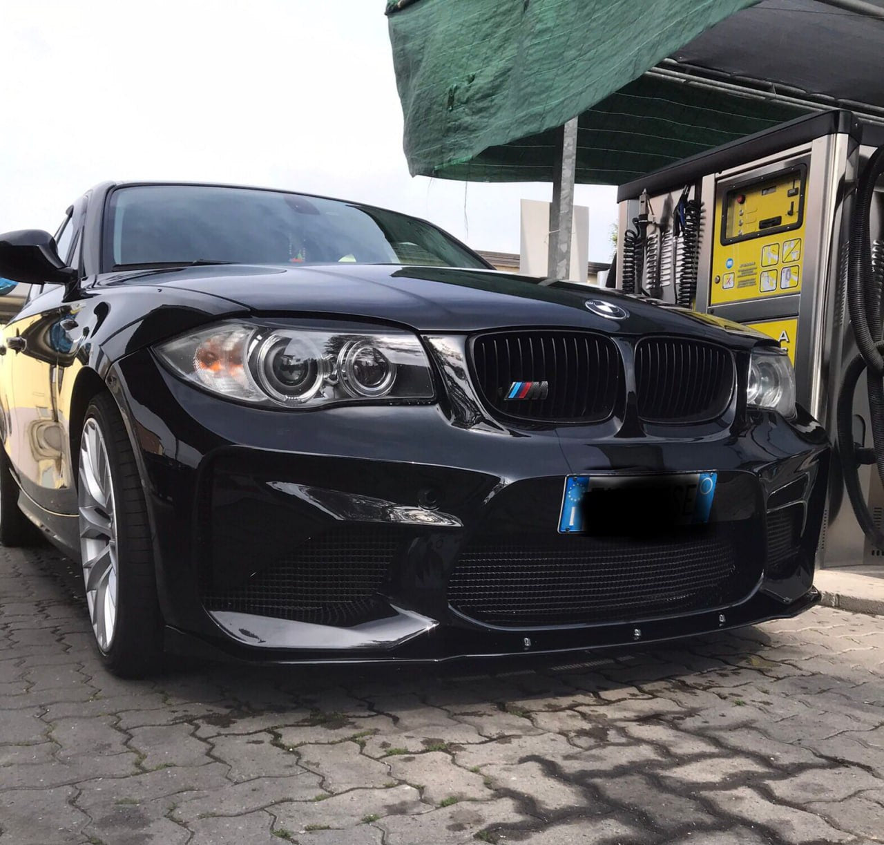 ART.4982 Paraurti completo + splitter BMW Serie1 M1 Look E81 E87 kit