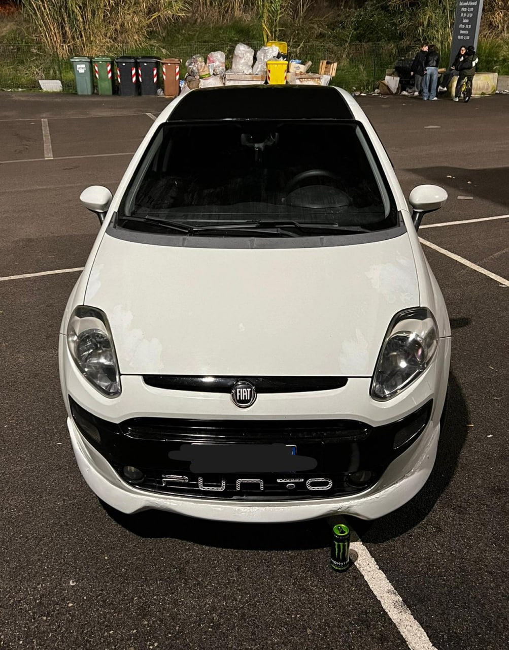 ART. 0320 SOTTO PARAURTI FIAT PUNTO EVO 2009-2018 LOOK SPORT GREZZO