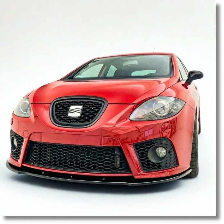 ๐ART.9292 Splitter Seat Leon Mk2 2005+ FR nero lucido ๐