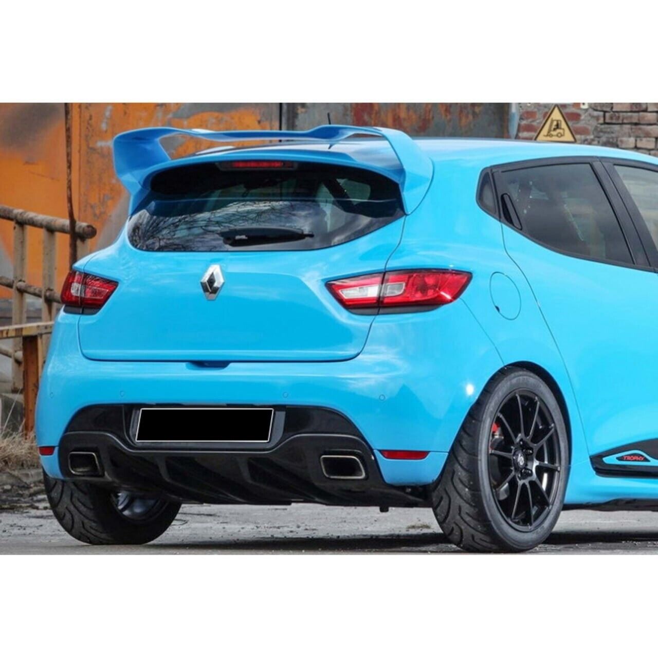 DIFFUSORE RENAULT CLIO 4 IV 2012-2019 LOOK ST NERO LUCIDO