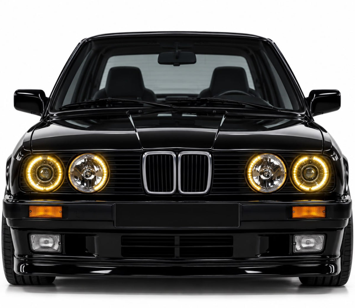 BODYKIT E36 + COUPE REAR LIGHTS WITH WHITE INDICATOR