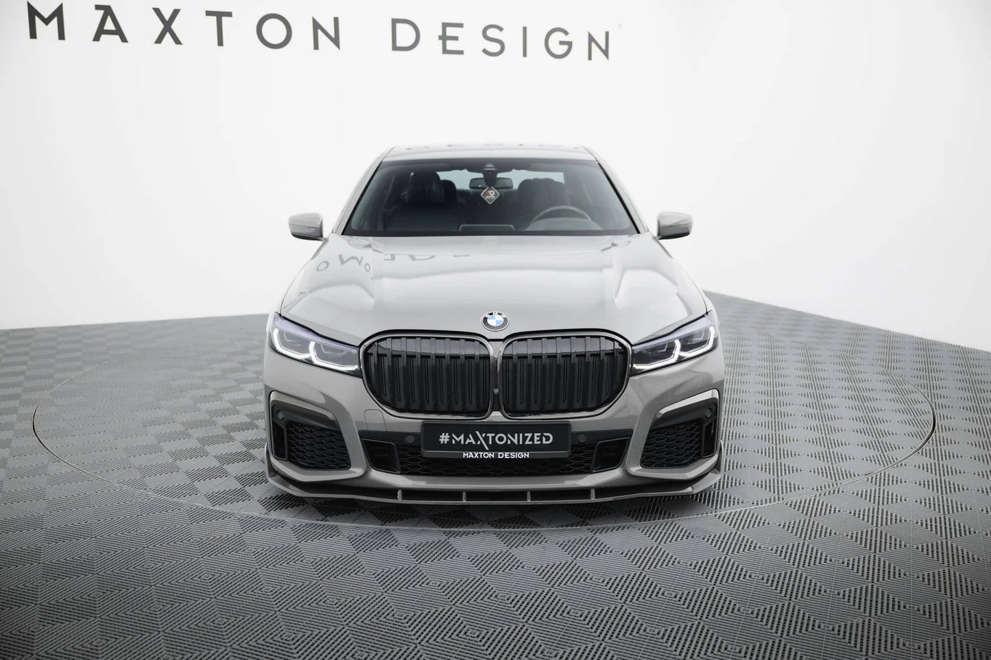 💫ART.9075 Splitter in Fibra di Carbonio + Splitter in ABS - BMW 7 M-Pack G11 Facelift💫