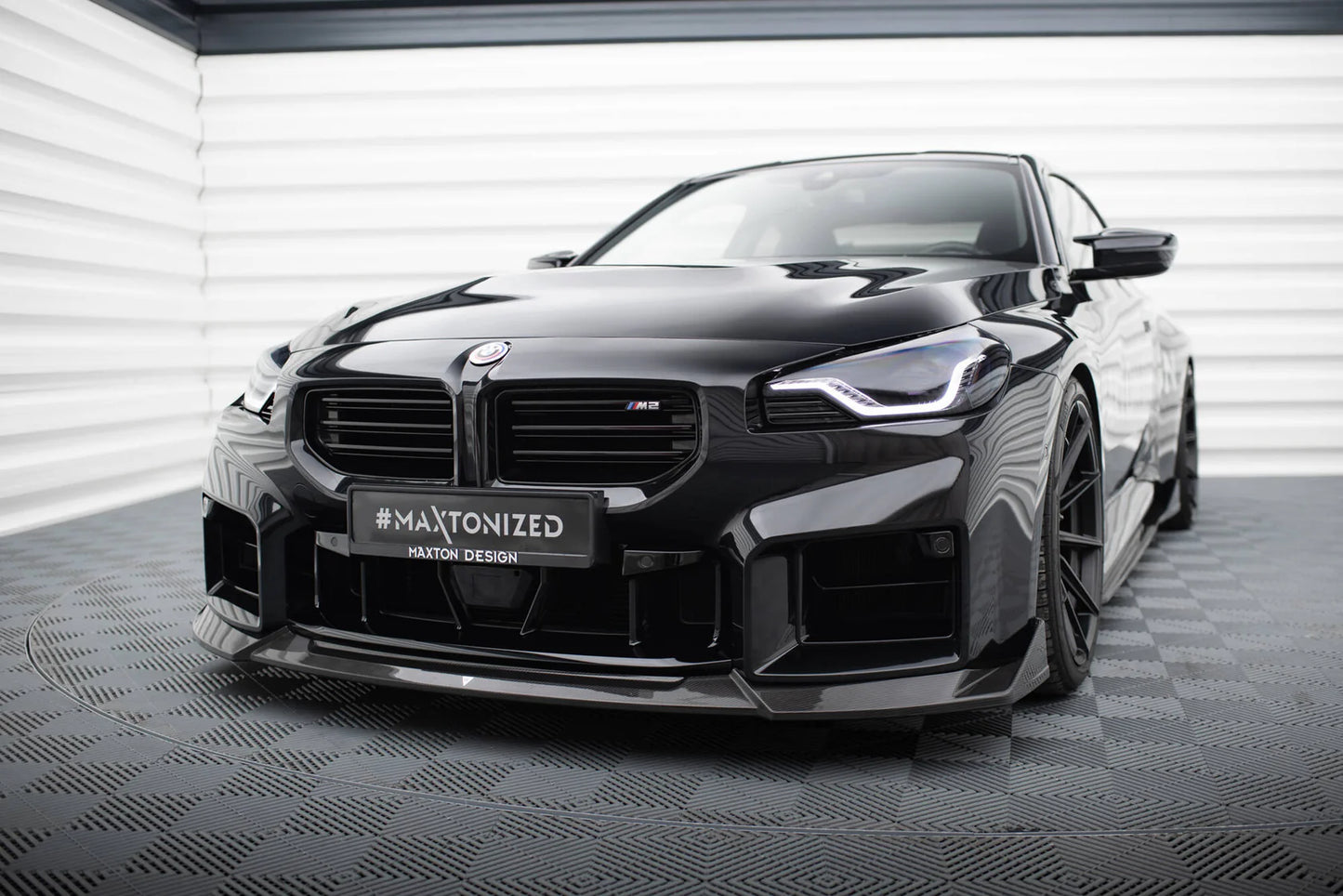 💫ART.9113 Splitter Anteriore V.1 in Fibra di Carbonio per BMW M2 G87 2023💫