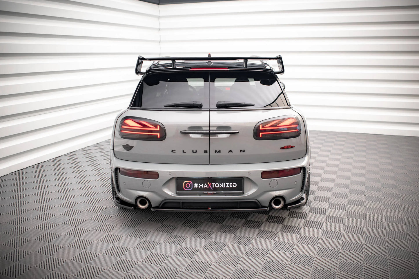 🔥ART.9158 SPLITTER POSTERIORE PER Mini COOPER CLUBMAN JOHN COOPER WORKS F54🔥
