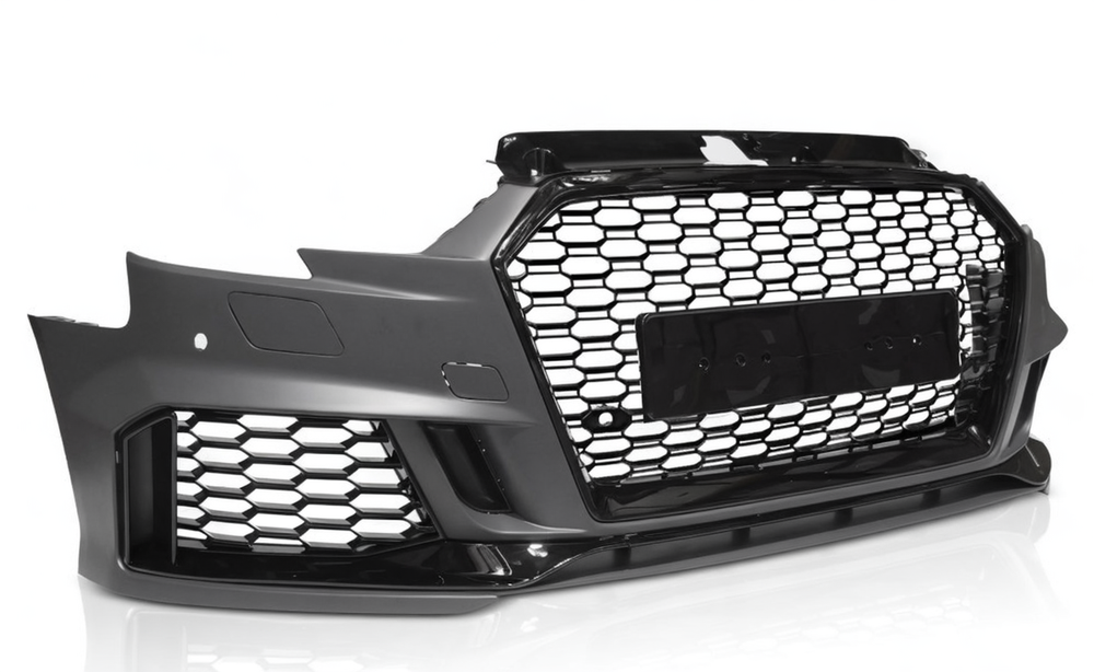 💥ART.3448 PARAURTI ANTERIORE SPORT PDC per AUDI A3 8V 17-20 LOOK RS3💥