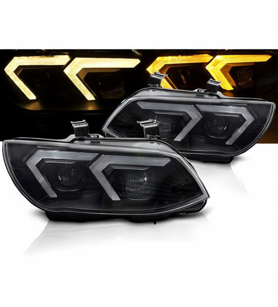 SPLITTER SUITABLE FOR VW GOLF 8 GTI GTD RLINE LOOK GLOSSY BLACK SPORTY DESIGN