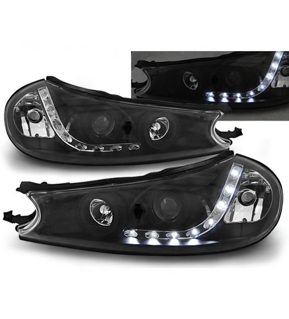 π Fari Anteriori Adatto per Ford Mondeo 96-00 LED Daylight Neri π
