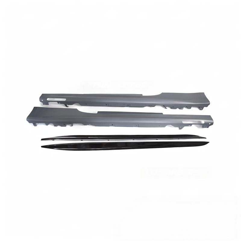 💕MINIGONNE LATERALI BMW G22 G23 20-24 LOOK M PERFORMANCE LUCE D'AMBIENTE💕