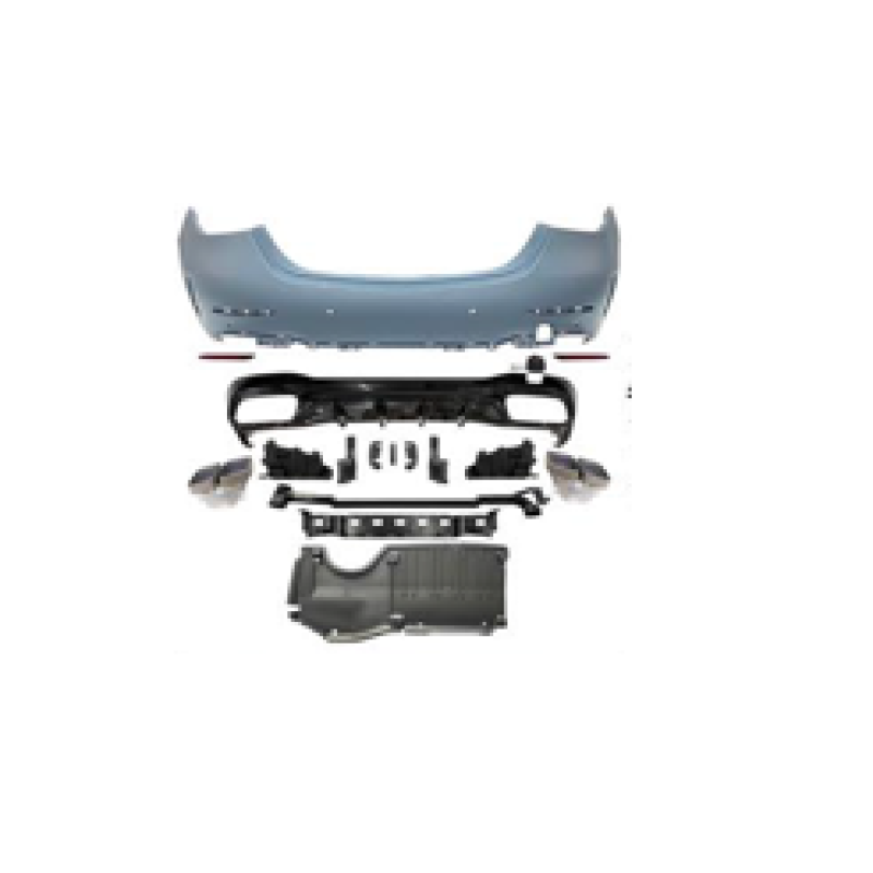 ⭐Paraurti posteriore diffusore compatibile con Mercedes Classe CW206 BerlinaPDC⭐