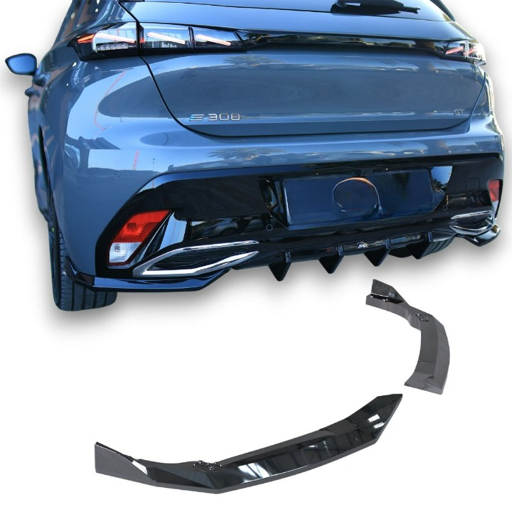 2401 ⭐Splitter laterale diffusore adatto per Peugeot 308 GT Mk3 (2021–)⭐
