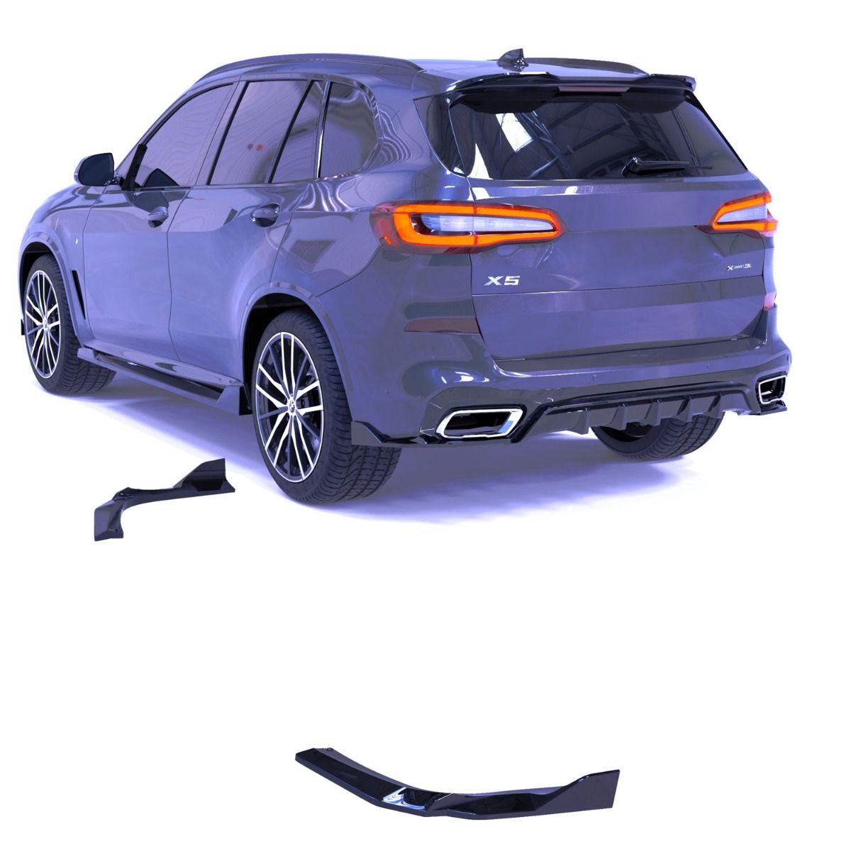 2372 ⭐Splitter laterale diffusore adatto per Cupra Terramar (2024+)⭐