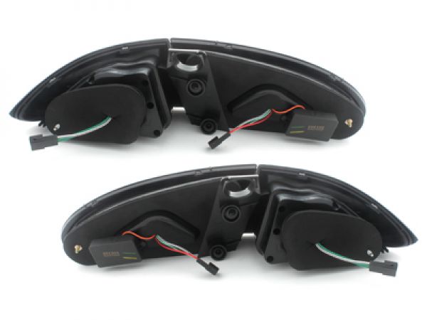 LED TAIL LIGHTS FOR SEAT LEON 1P1 1PA 09-12 BLACK TAIL LIGHTS
