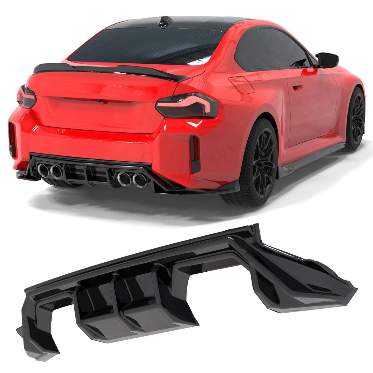 2354⭐Diffusore adatto per BMW Serie 2 M2 G87 (2023+)⭐