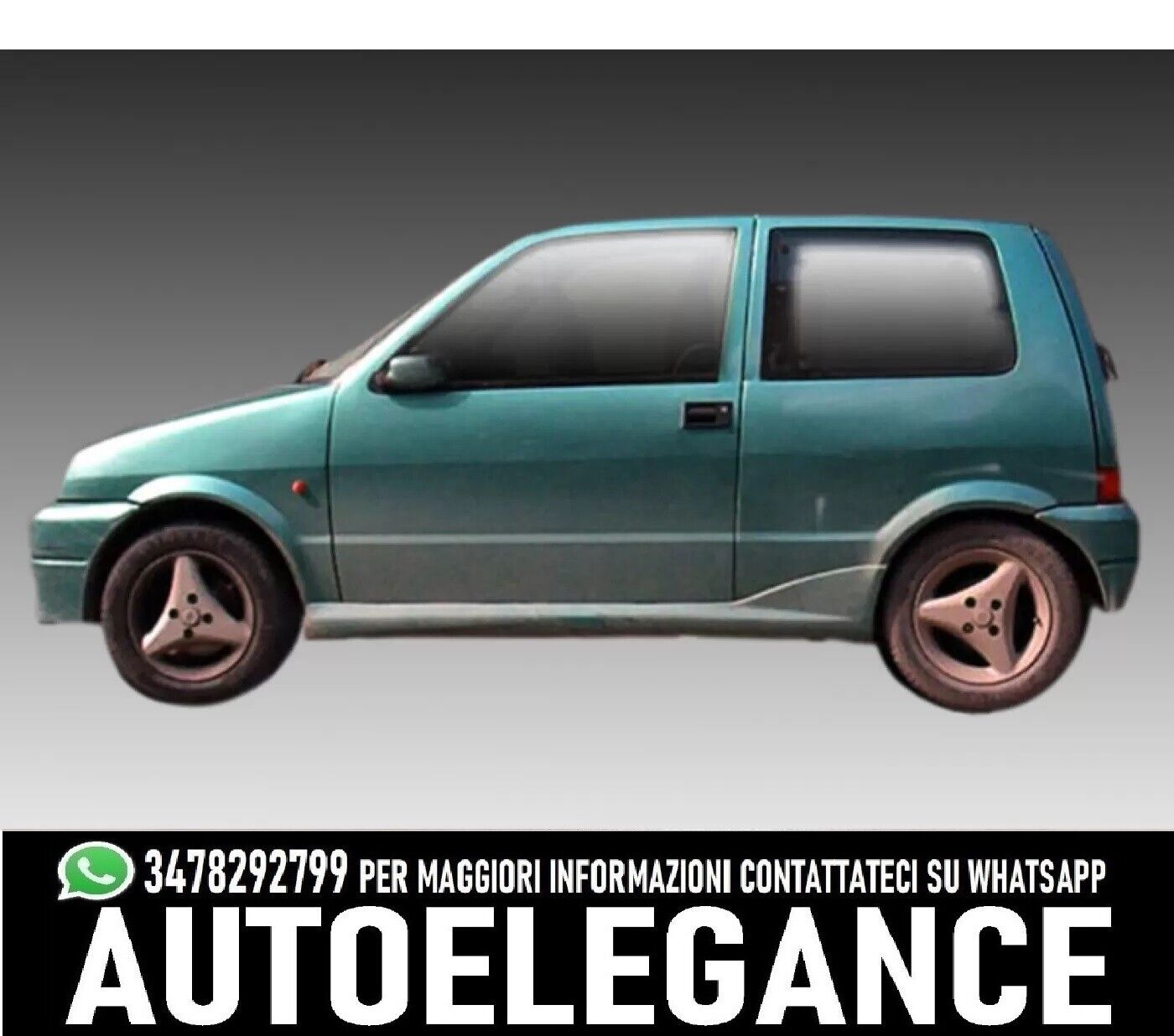 Fiat Cinquecento side skirts for fiat 500 sporting 1998