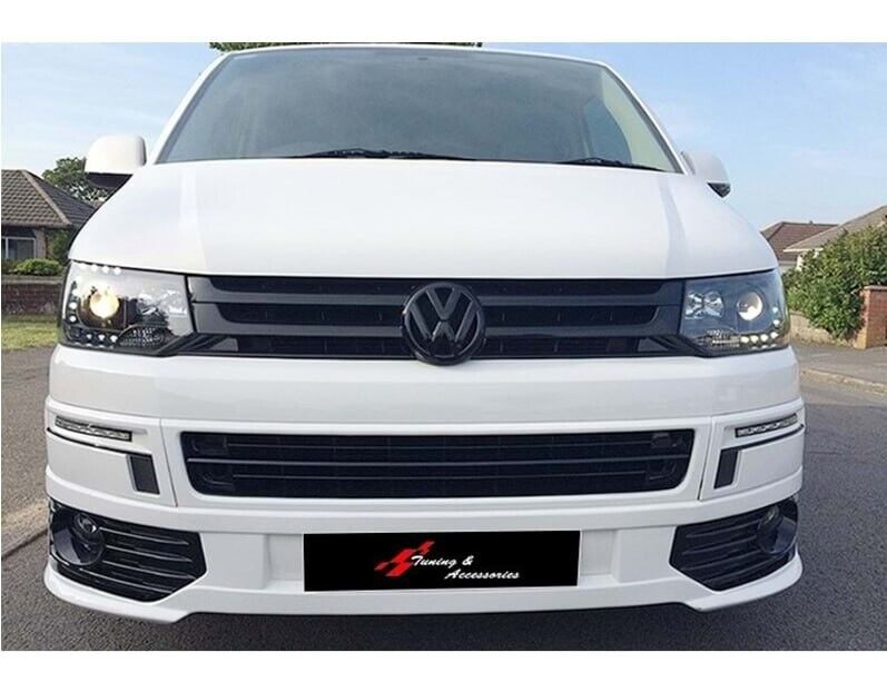 VW T5.1 2009-2015 TRANSPOSTER SPOILER SOTTO PARAURTI ANTERIORE SPORTLINE LOOK