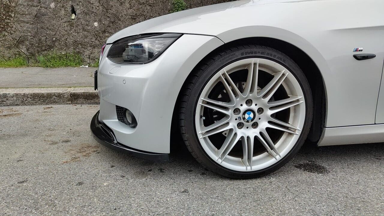 SOTTO PARAURTI ADATTO A BMW SERIE 3 E92 E93 M SPOILER ANTERIORE SPLITTER ABS