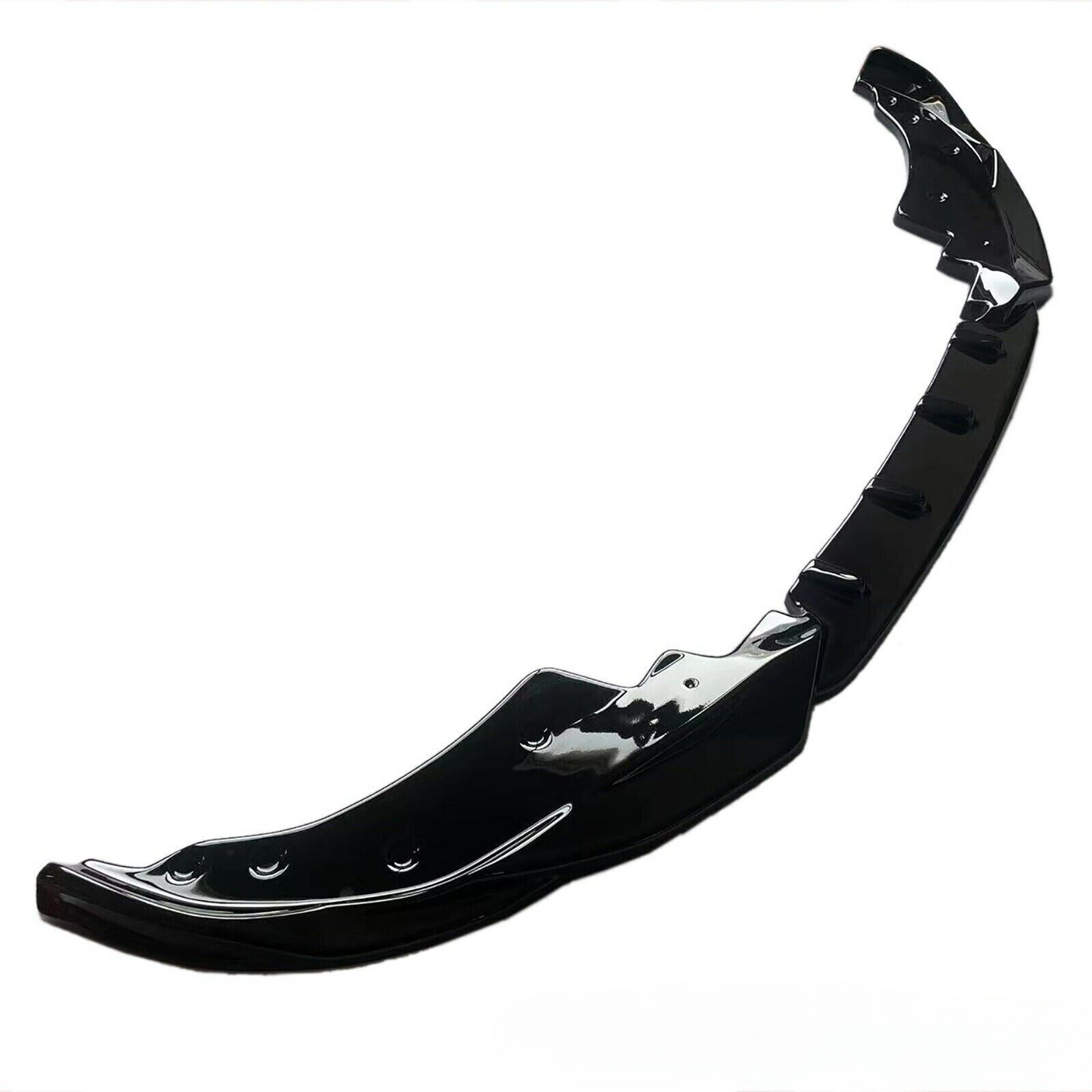 SPLITTER adatto BMW SERIE 4 G22 G23 PARAURTI ANTERIORE NERO LUCIDO PARAURTI M