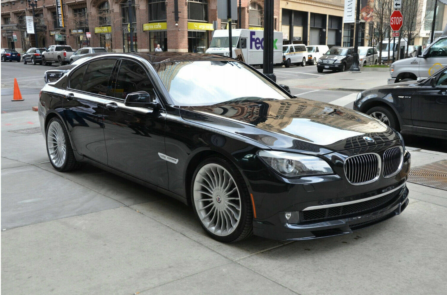 Paraurti anteriore spoiler anteriore adatto per BMW 7 F01