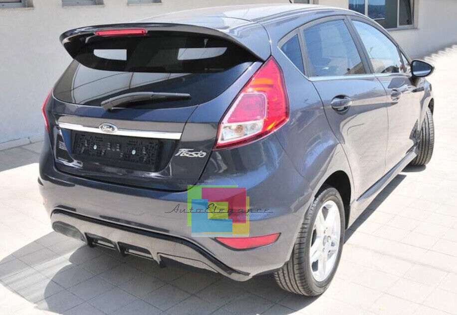 FORD FIESTA MK7 VI 2008-2017 SOTTO PARAURTI ST DESIGN DIFFUSORE ABS NERO LUCIDO